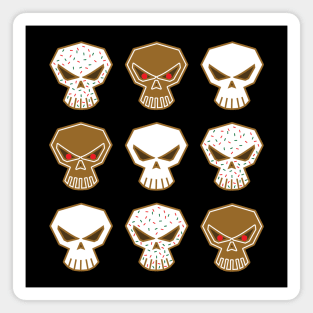 Gingerbread Skulls Magnet